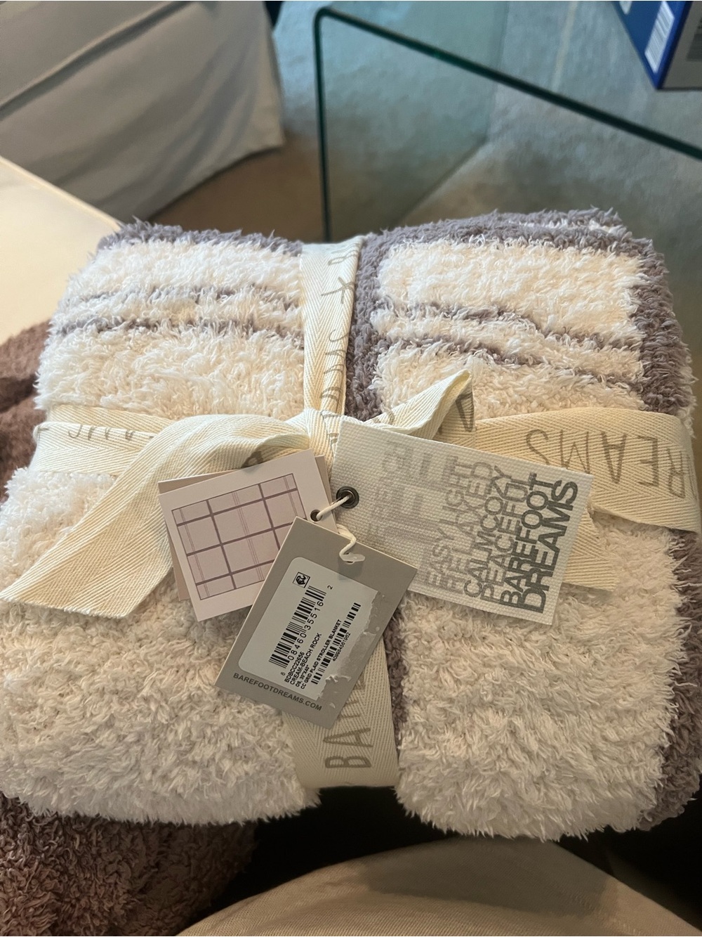 Barefoot Dreams CozyChic Stroller Blanket New With Tags